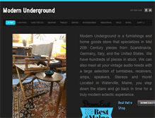 Tablet Screenshot of modern-underground.com